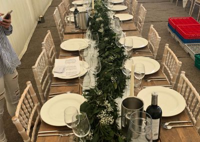 Table Decoration - Wedding Catering Cornwall