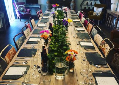 Beautiful table layout - Private Dining Cornwall